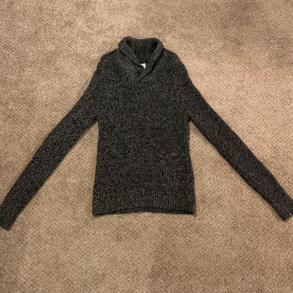 Soft Warm Unisex Dark Gray Express Sweater